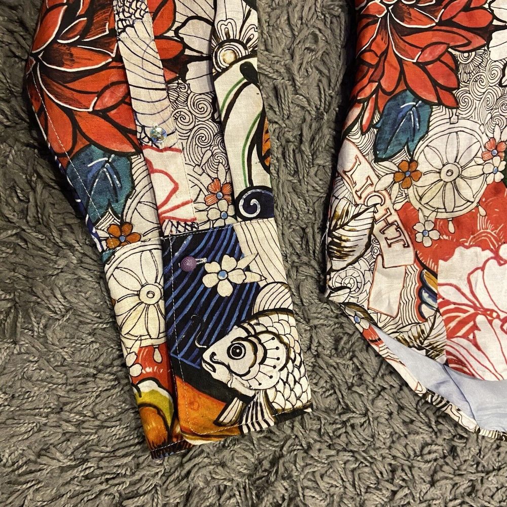 Robert Graham Limited Edition Tattoo Artist NWT Embroidered Shirt - Picture 8 of 16